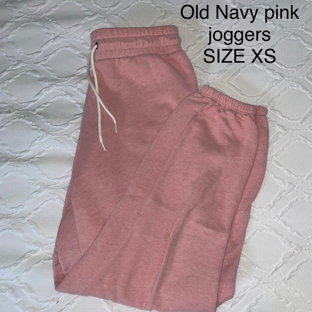 Old Navy pink joggers